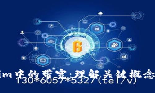 Tokenim中的带宽：理解关键概念与应用